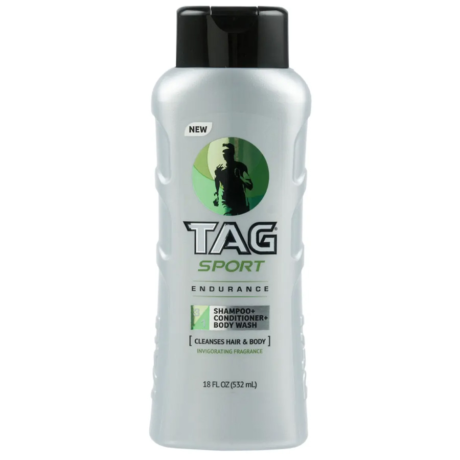 TAG 3IN1 SHAMPOO / CONDITIONER / BODY WASH 18 OZ SPORT ENDURANCE
