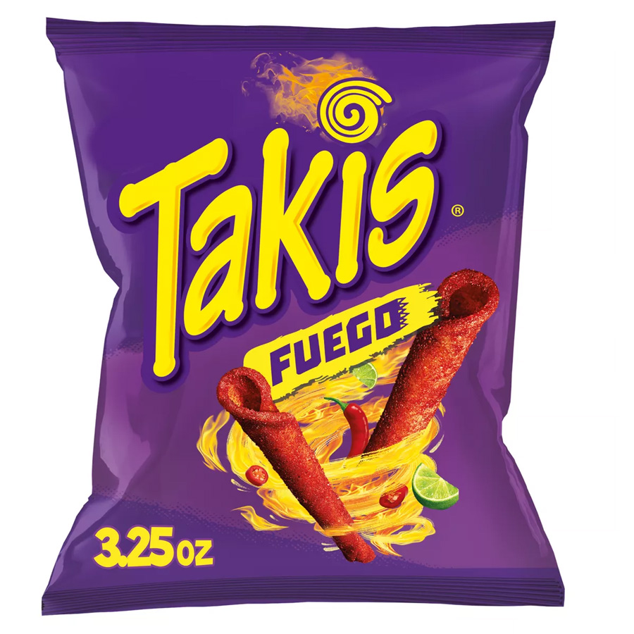 TAKIS CHIPS 3.25 OZ FUEGO