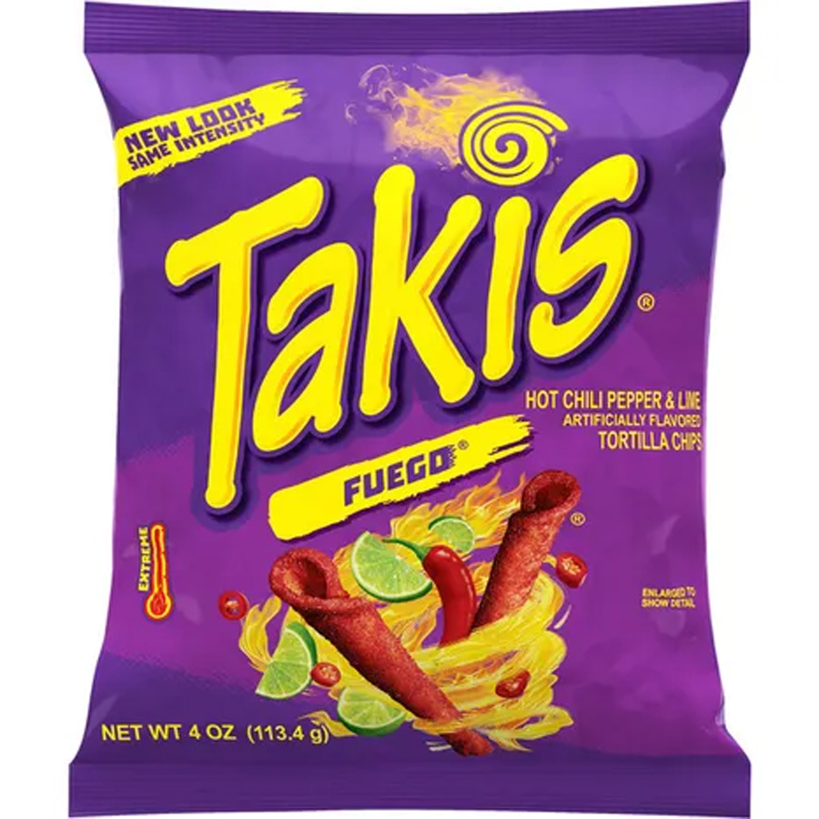 TAKIS CHIPS 4 OZ FUEGO