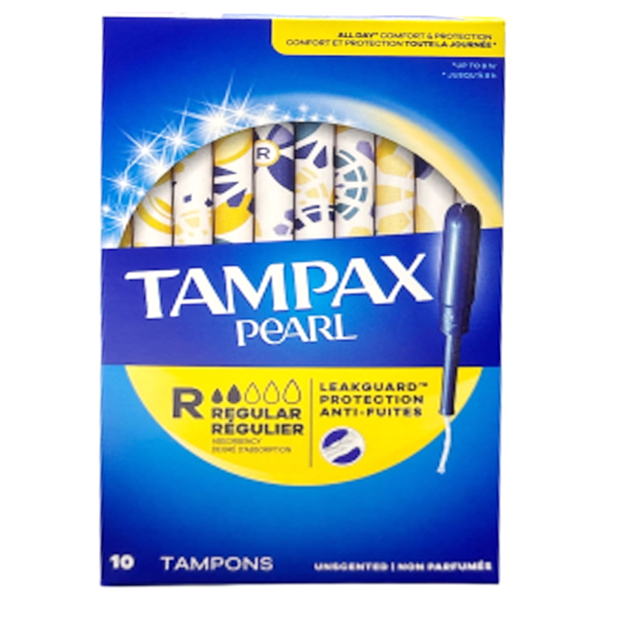 TAMPAX PEARL TAMPONS 10 CT REGULAR