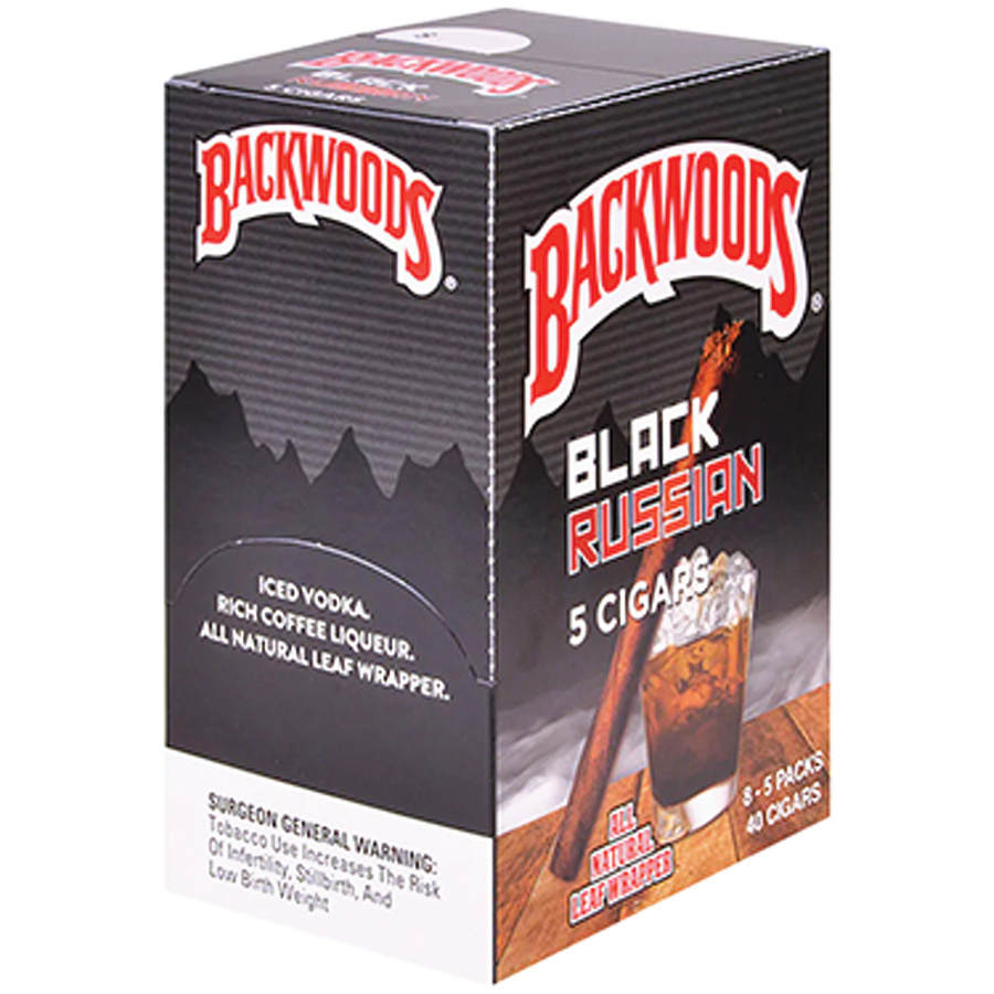 BACKWOODS CIGARS 5 CT BLACK RUSSIAN
