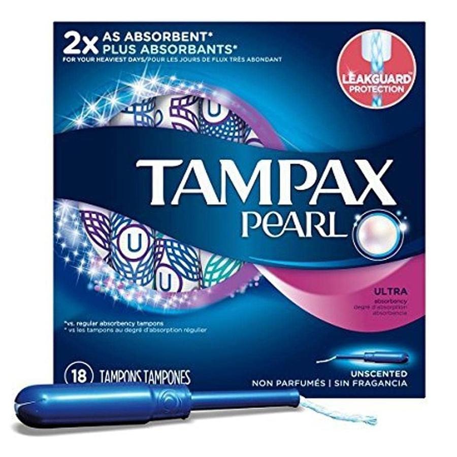 TAMPAX PEARL TAMPONS 18 CT ULTRA