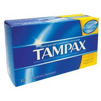 TAMPAX TAMPON 10 CT REGULAR