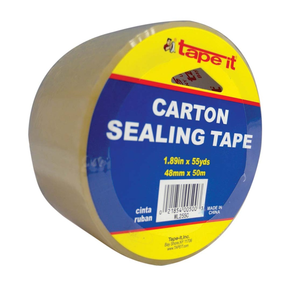 TAPE IT PACKING TAPE 1.89 IN X 55 YD CLEAR