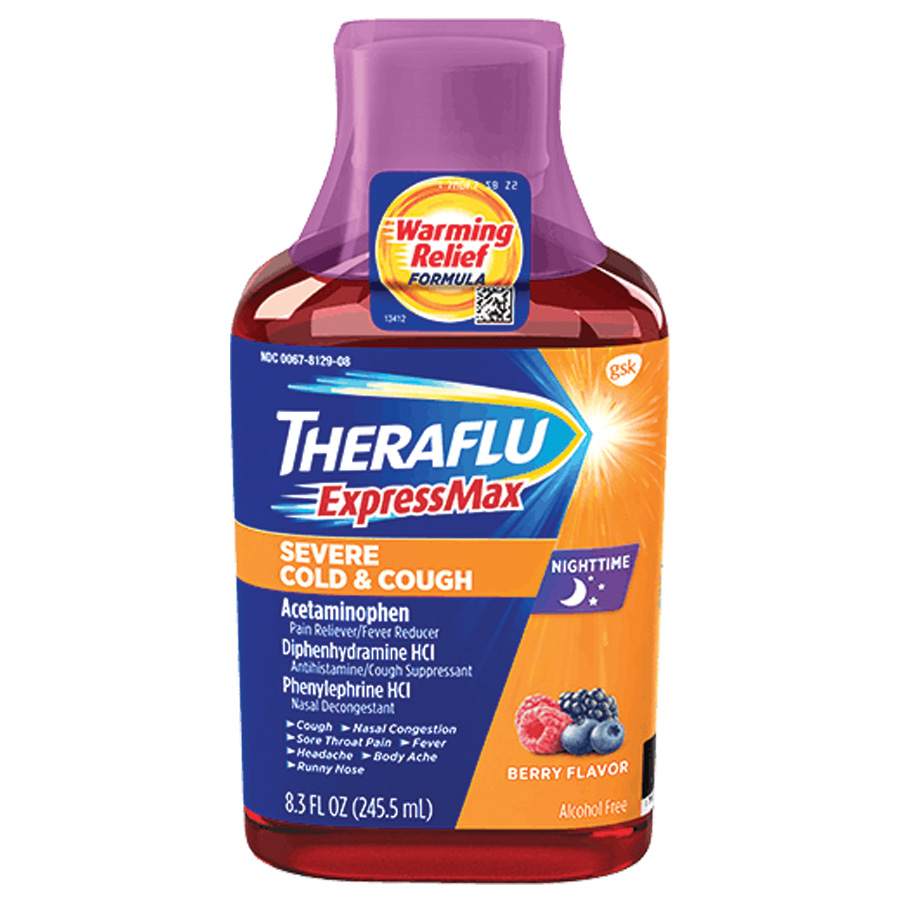 THERAFLU LIQUID 8.3 OZ NIGHT TIME