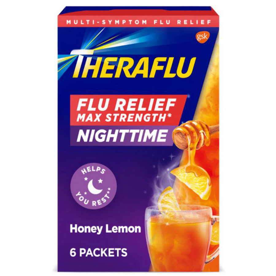 THERAFLU MAX STRENGTH RELIEF 6 CT NIGHTTIME