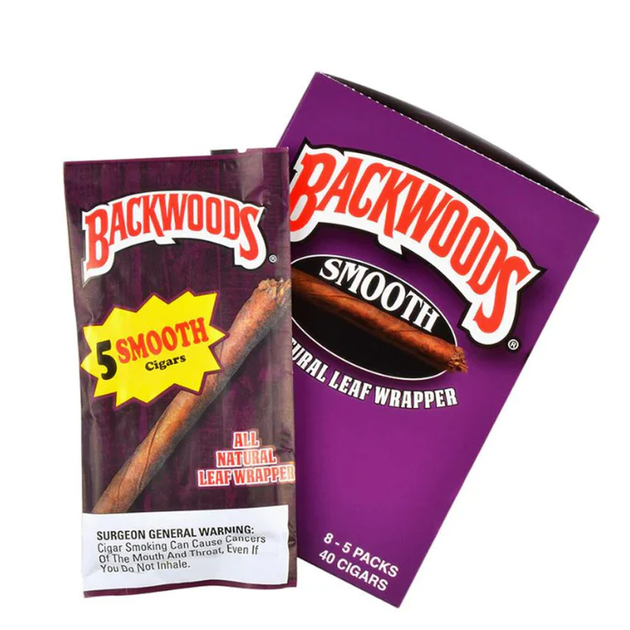 BACKWOODS CIGARS 5 CT SMOOTH