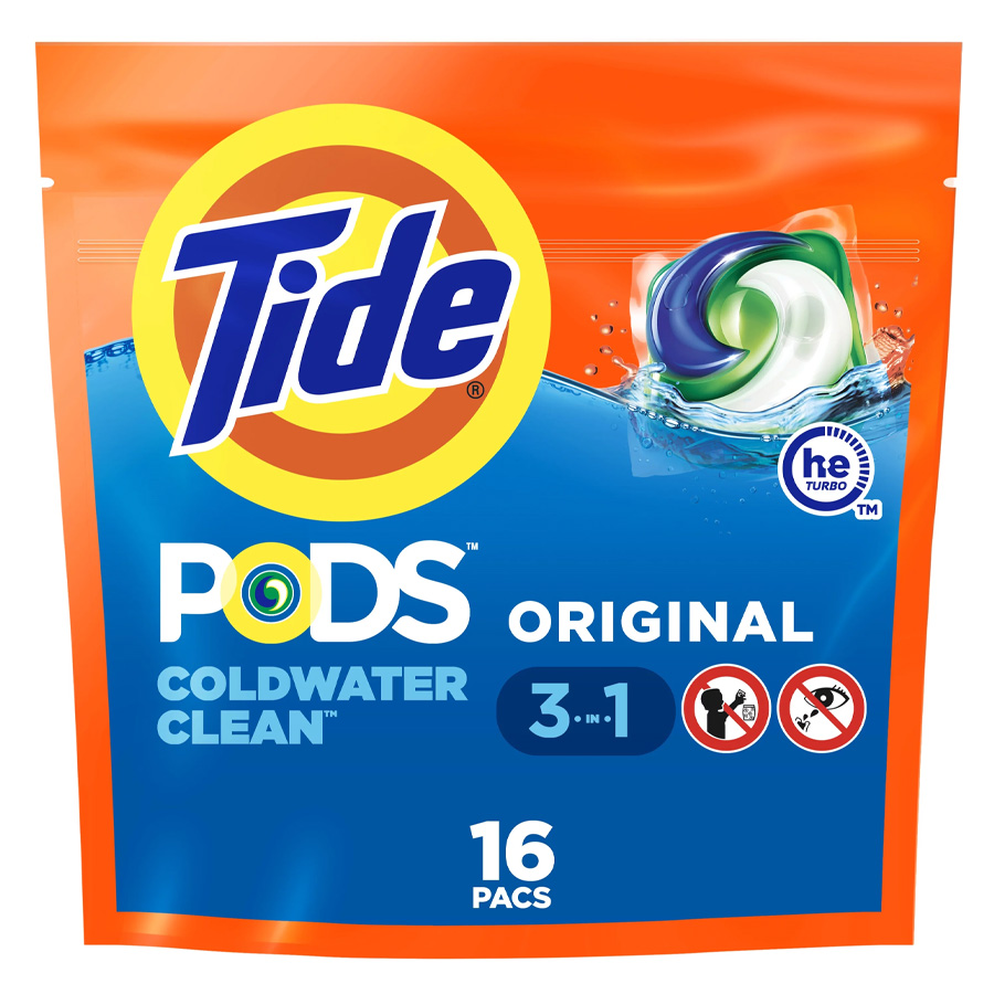 TIDE LAUNDRY PODS 16 CT ORIGINAL