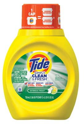 TIDE LIQUID DETERGENT 25 OZ SIMPLY CLEAN & FRESH DAYBREAK FRESH