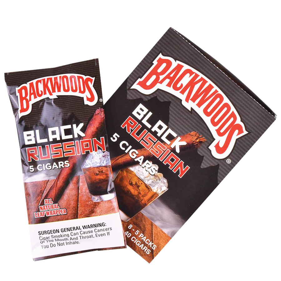 BACKWOODS TOBACCO 1 CT BLACK RUSSIAN
