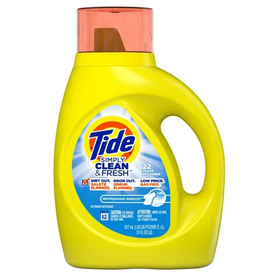 TIDE LIQUID DETERGENT 32 OZ REFRESHING BREEZE