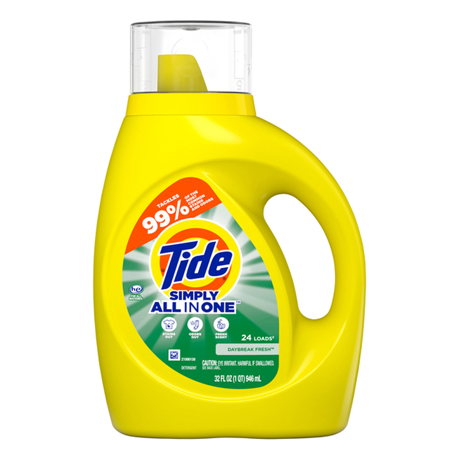 TIDE LIQUID DETERGENT 32 OZ SIMPLY CLEAN & FRESH DAYBREAK FRESH