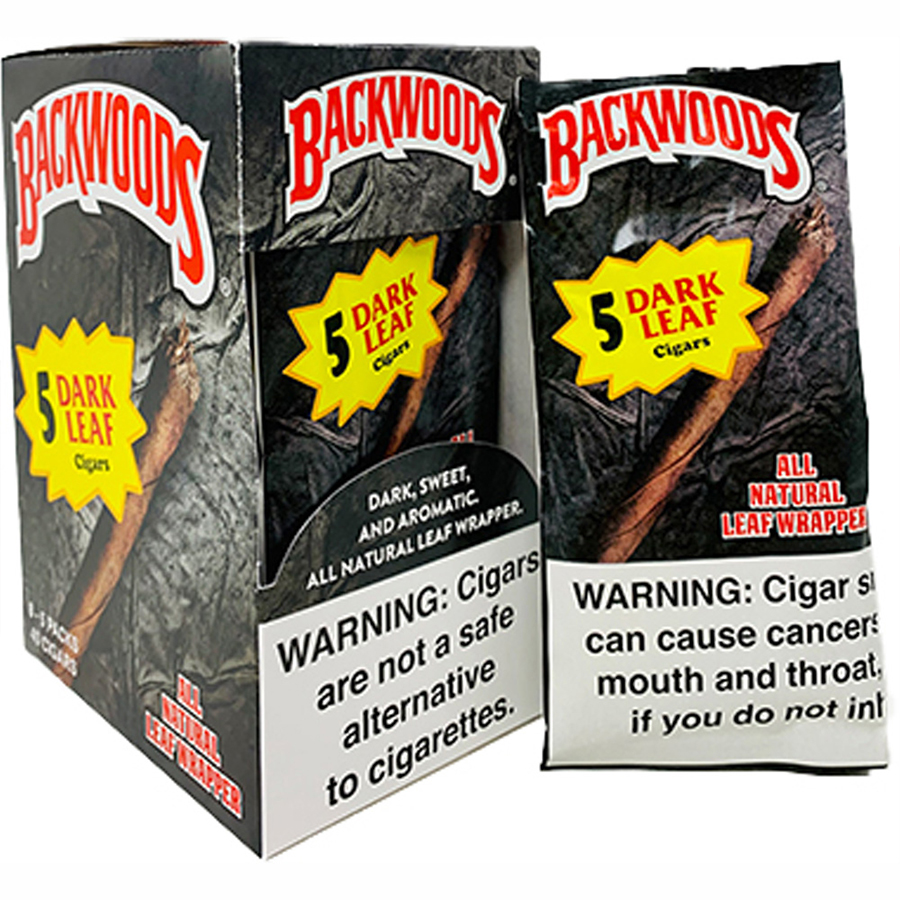 BACKWOODS TOBACCO 5 CT DARK LEAF