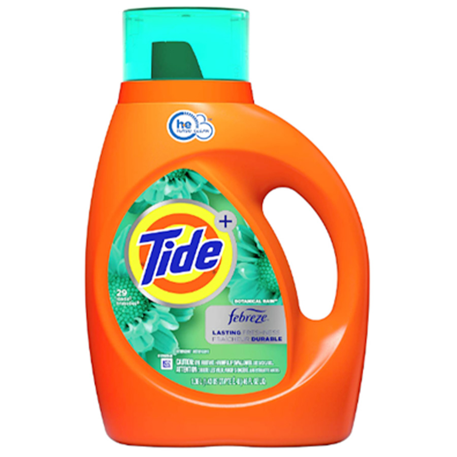 TIDE LIQUID DETERGENT 46 OZ BOTANICAL RAIN