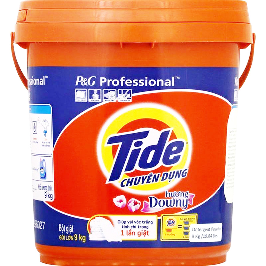 TIDE POWDER DETERGENT 8.5 KG WITH DOWNY BUCKET