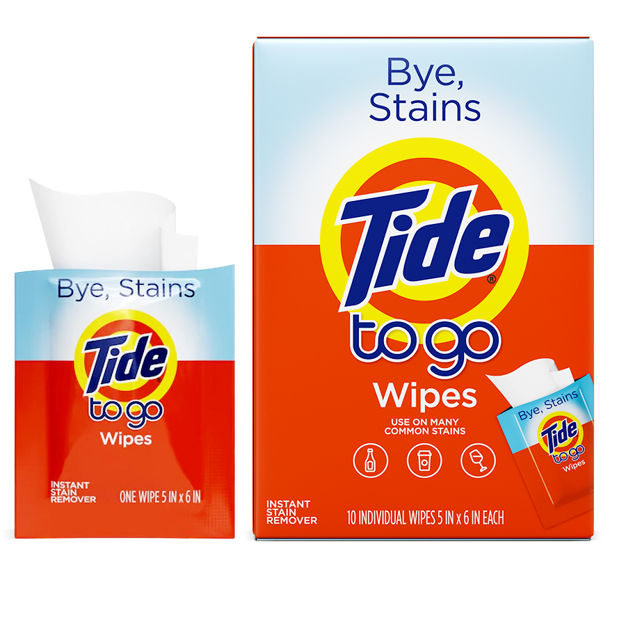 TIDE STAIN REMOVER TO GO WIPES 6 CT