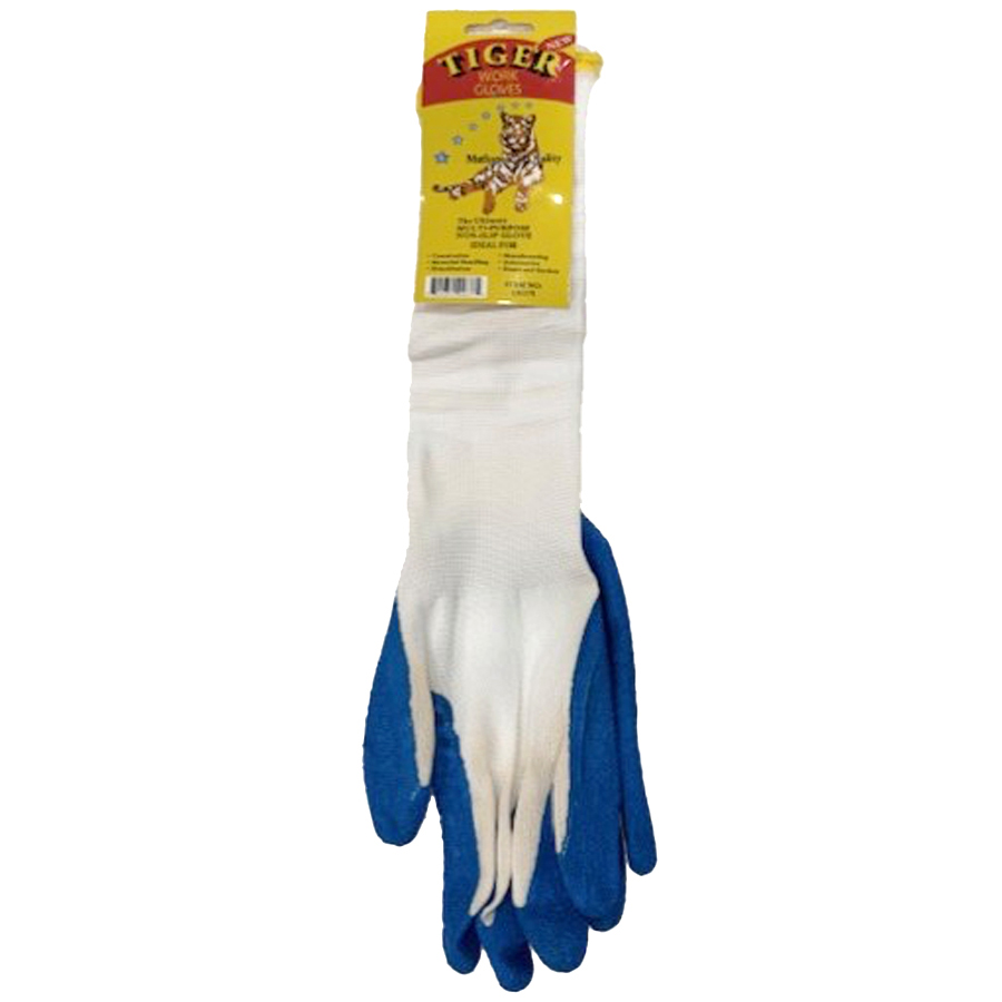 TIGER WORKING GLOVES 1 CT MEDIUM LONG