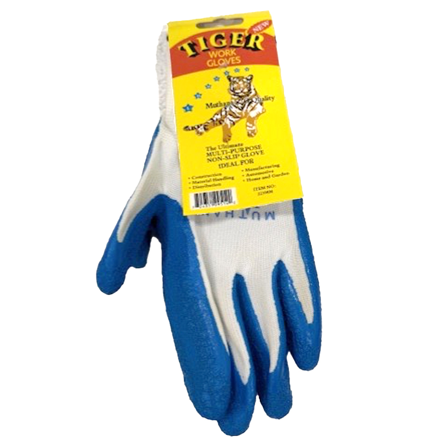 TIGER WORKING GLOVES 1 CT MEDIUM REGULAR