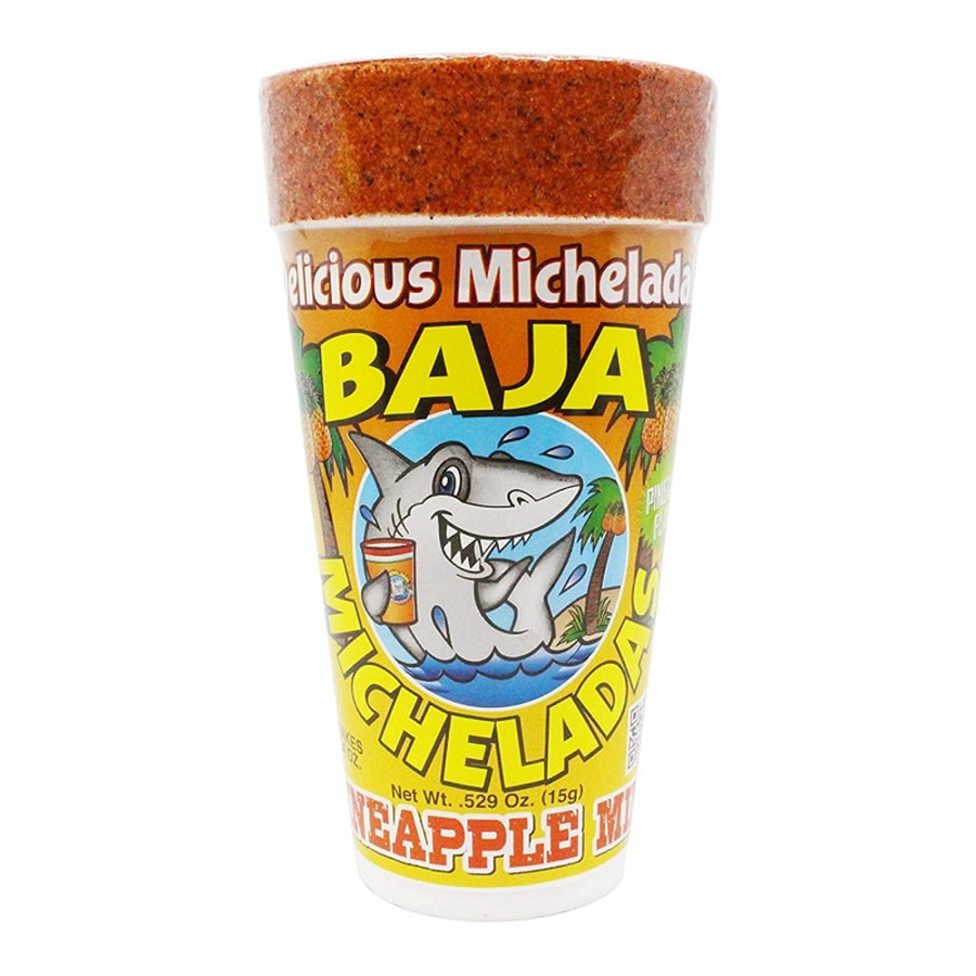 BAJA MICHELADA MIX FOAM CUP 1 CT PINEAPPLE