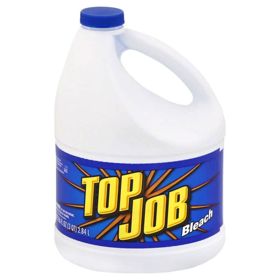 TOP JOB LIQUID BLEACH 64 OZ REGULAR
