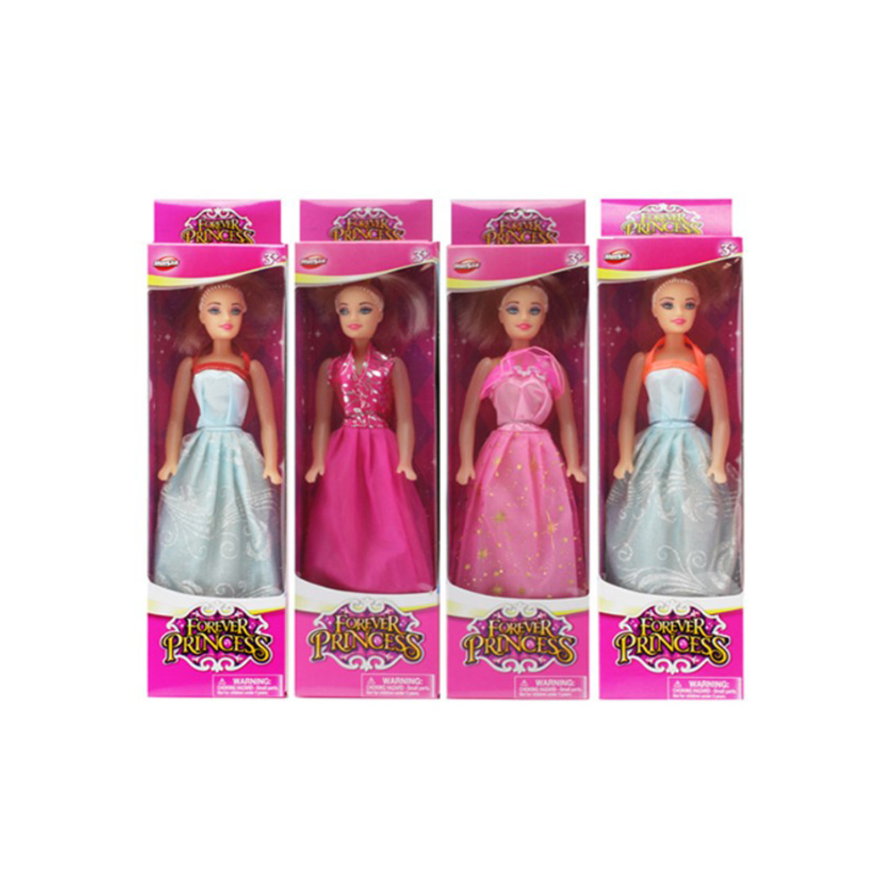 TOY GIRL DOLL 11.5 IN WITH ACCESORY EVEN ING DRESS