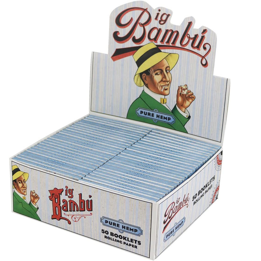 BAMBU ROLLING PAPER 50 CT HEMP LARGE