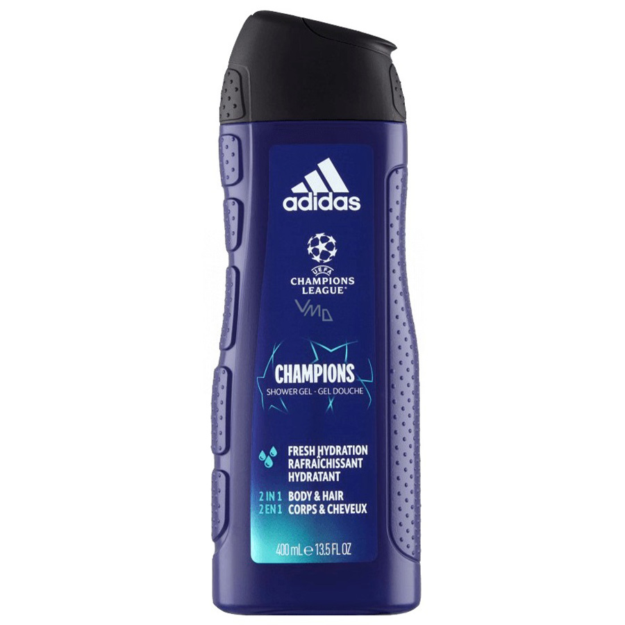 ADIDAS BODY WASH 400 ML 2 IN 1 CHAMPIOIN LEAGUE FRESH HYDRATIOIN
