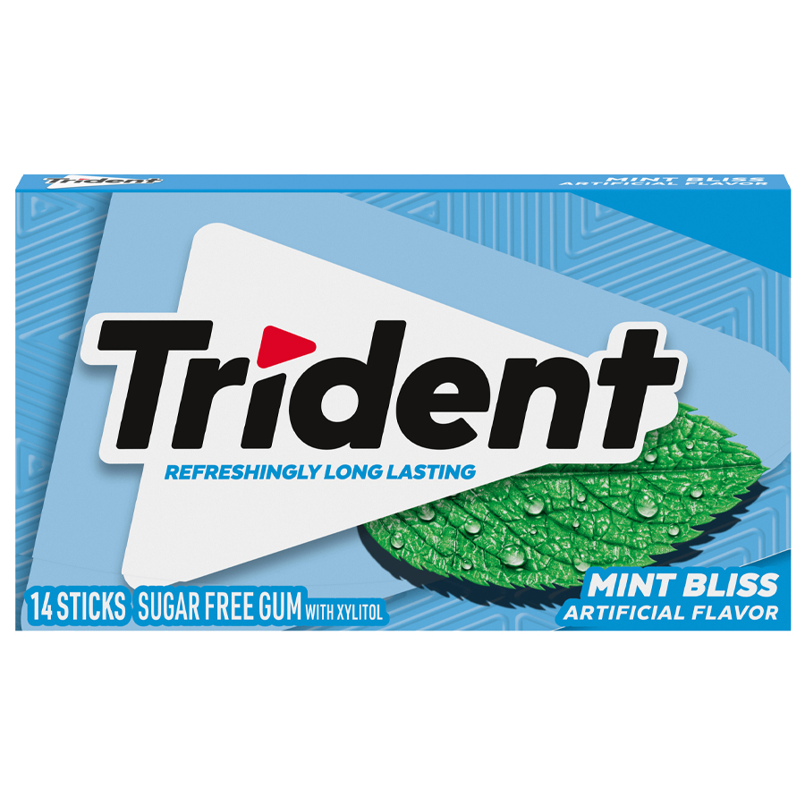 TRIDENT GUM 14 STK MINT BLISS