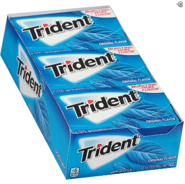 TRIDENT GUM 14 STK ORIGINAL
