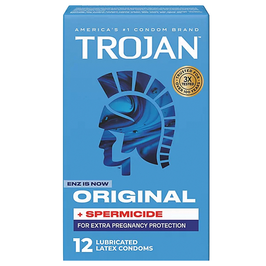 TROJAN CONDOM 12 CT ENZ LUBRICATED