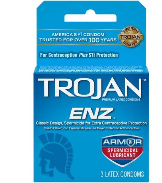 TROJAN CONDOM 3 CT ENZ SPL BLUE ARMOR