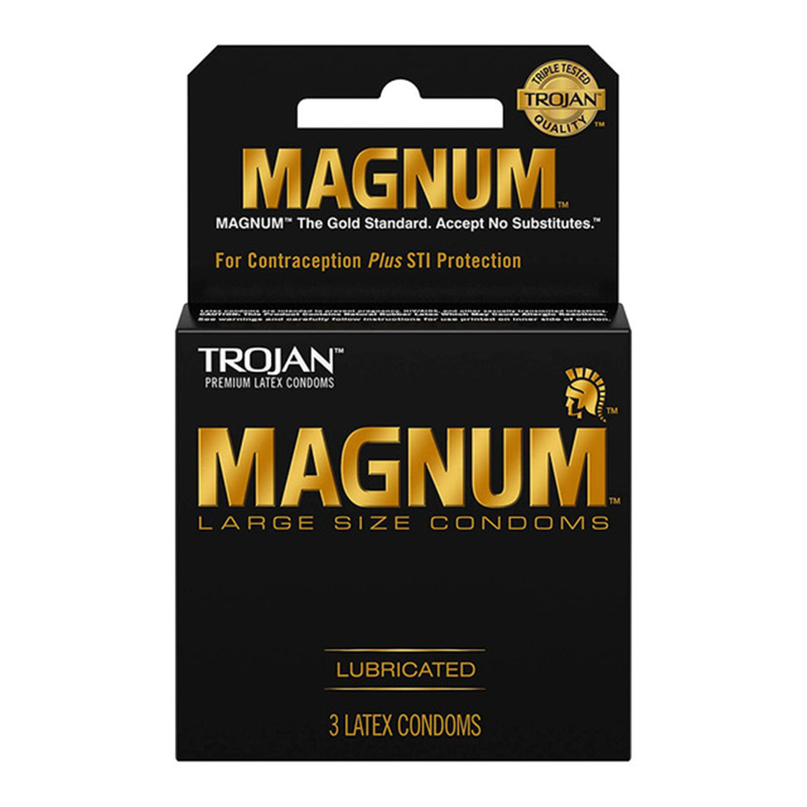 TROJAN CONDOM 3 CT MAGNUM # 20500210