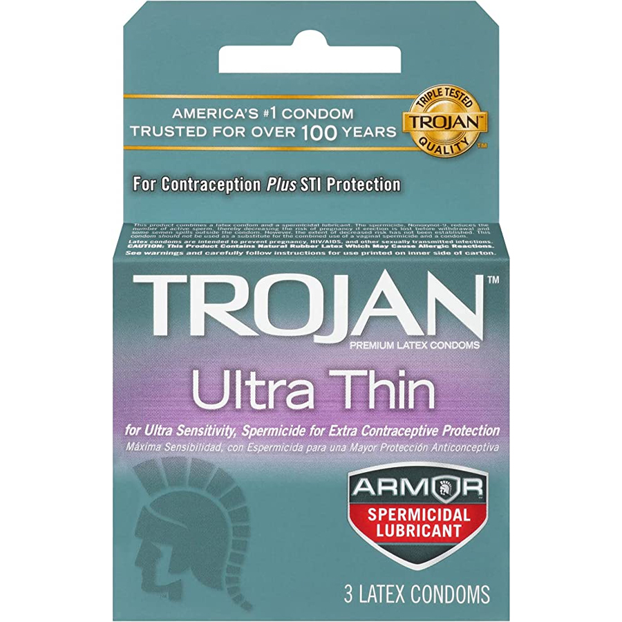 TROJAN CONDOM SPERM. ULTRA THIN