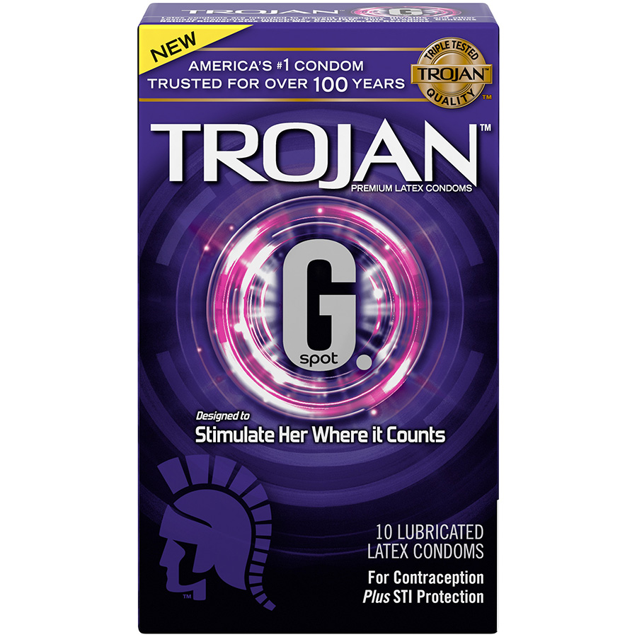 TROJAN CONDOMS 3 CT G-SPOT - DSCNT