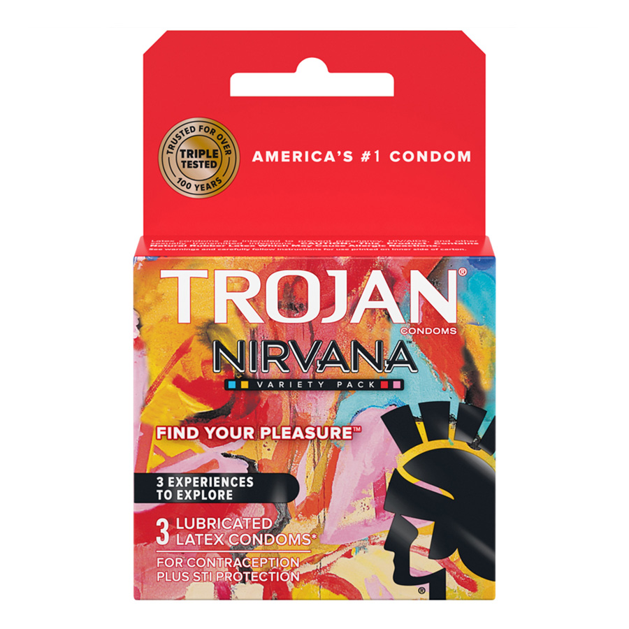 TROJAN CONDOMS 3 CT NIRVANA