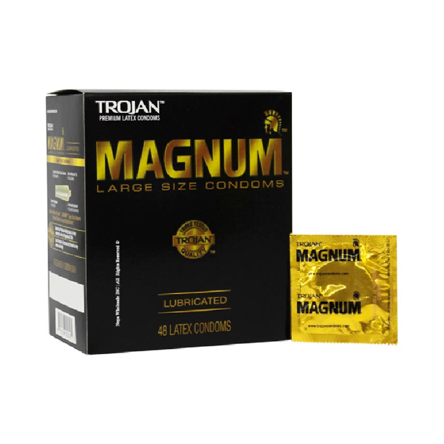 TROJAN CONDOMS 48 CT MAGNUM BOX