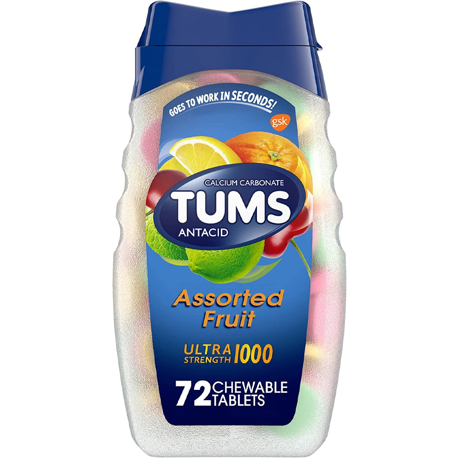 TUMS ULTRA BOTTLE 72 CT ASST FRUIT