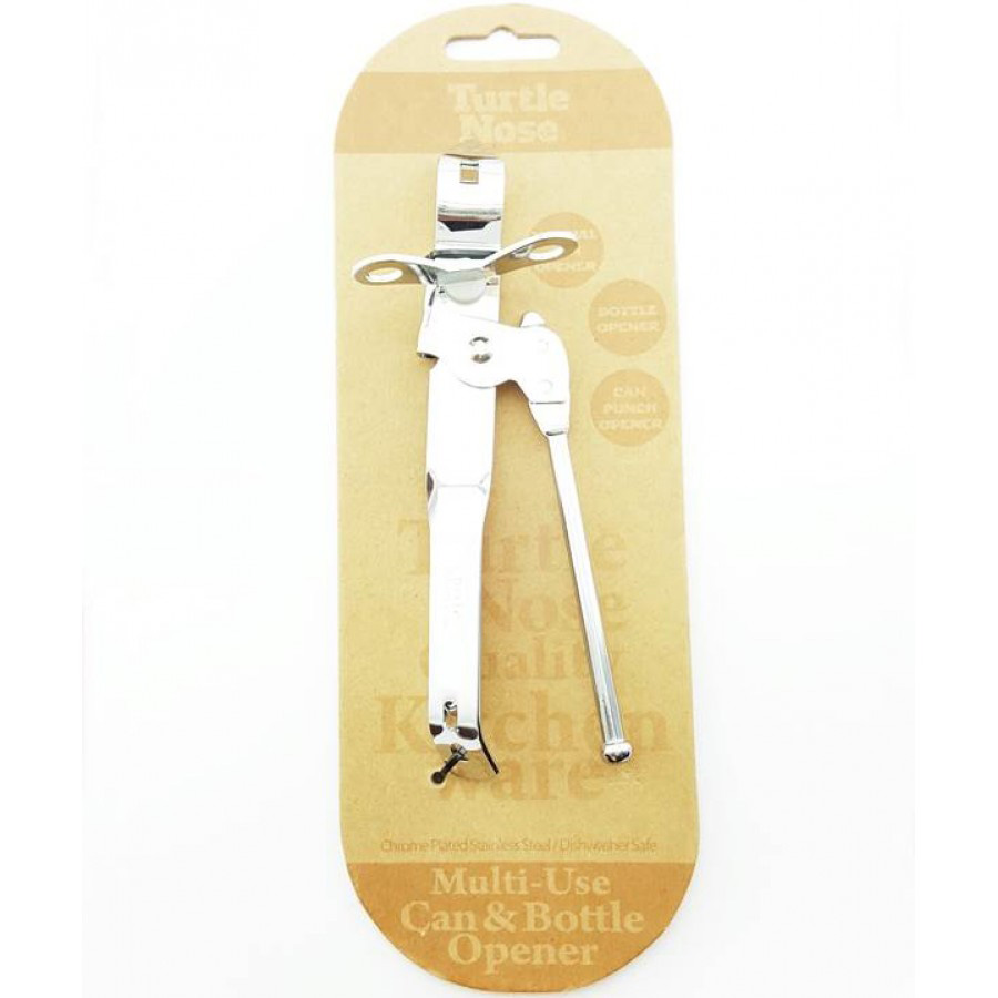 TURTLE CAN & BOTTLE OPENER 1 CT MULTI-USE