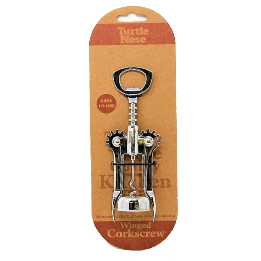 TURTLE NOSE CORKSCREW WINE OPENER 1 CT WINGED