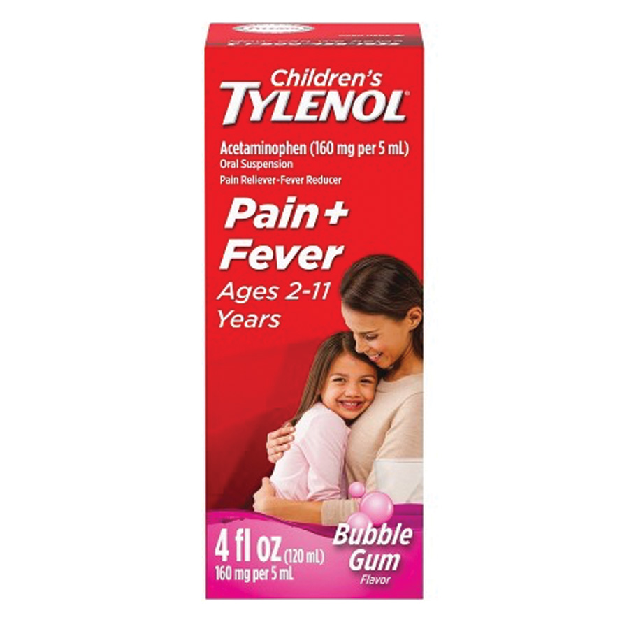 TYLENOL CHILDREN 4 OZ BUBBLE GUM