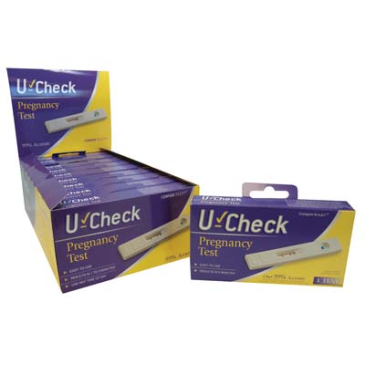 U-CHECK PREGNANCY TEST 1 CT WITH DISPLAY (COMPARE TO E.P.T.)