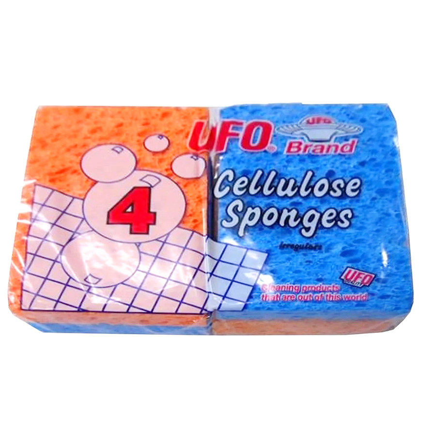 UFO ALL PURPOSE SPONGE 4 PK IRR