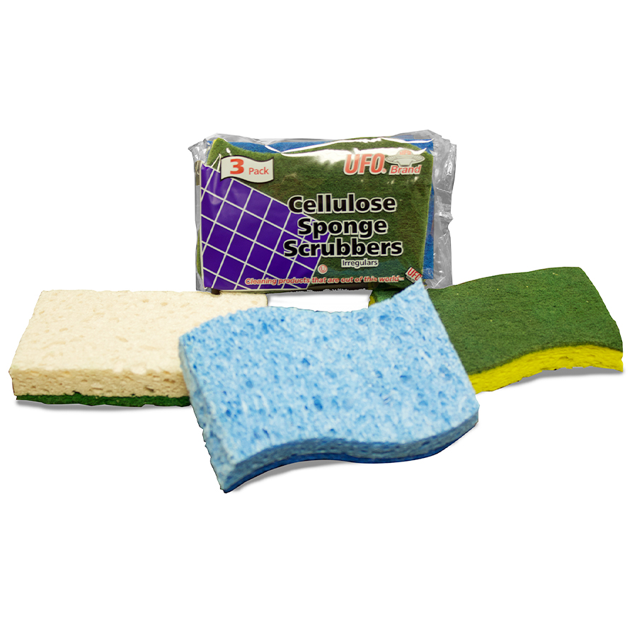 UFO CELLULOSE 3 PK MEGA ERASER SPONGE