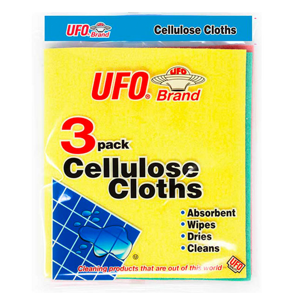 UFO CELLULOSE CLOTH 3 PK