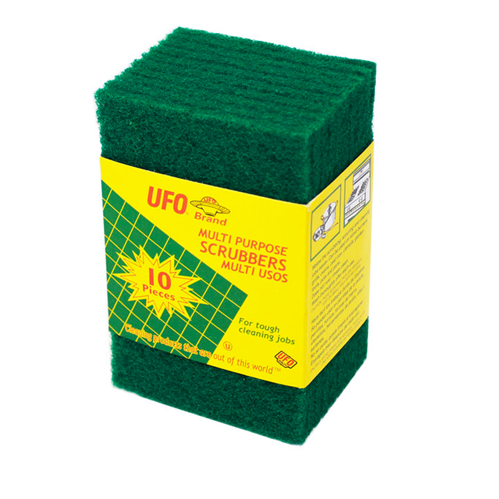 UFO SCRUBBER 10 PK IN SLEEVE