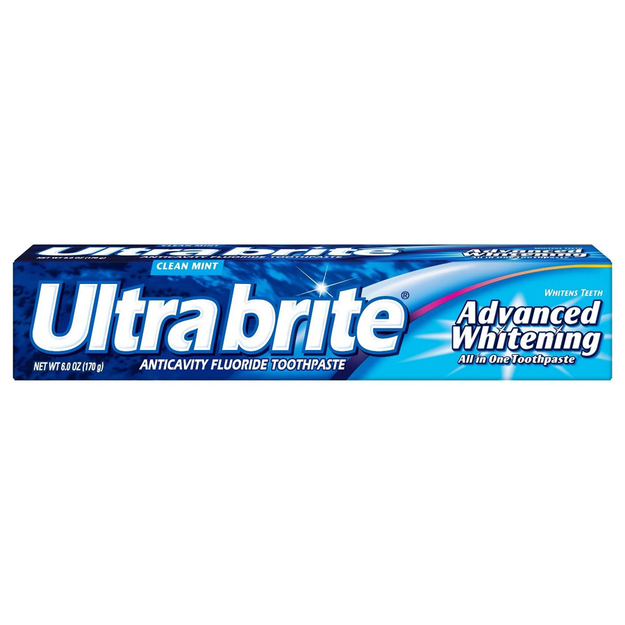 ULTRA BRITE TOOTHPASTE 6 OZ ADVANCED WHITENING CLEAN MINT
