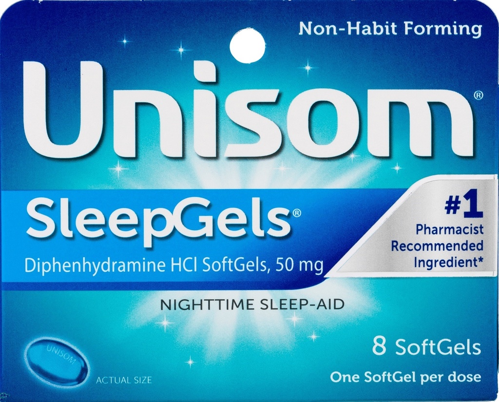UNISOM SLEEP GEL 8 CT