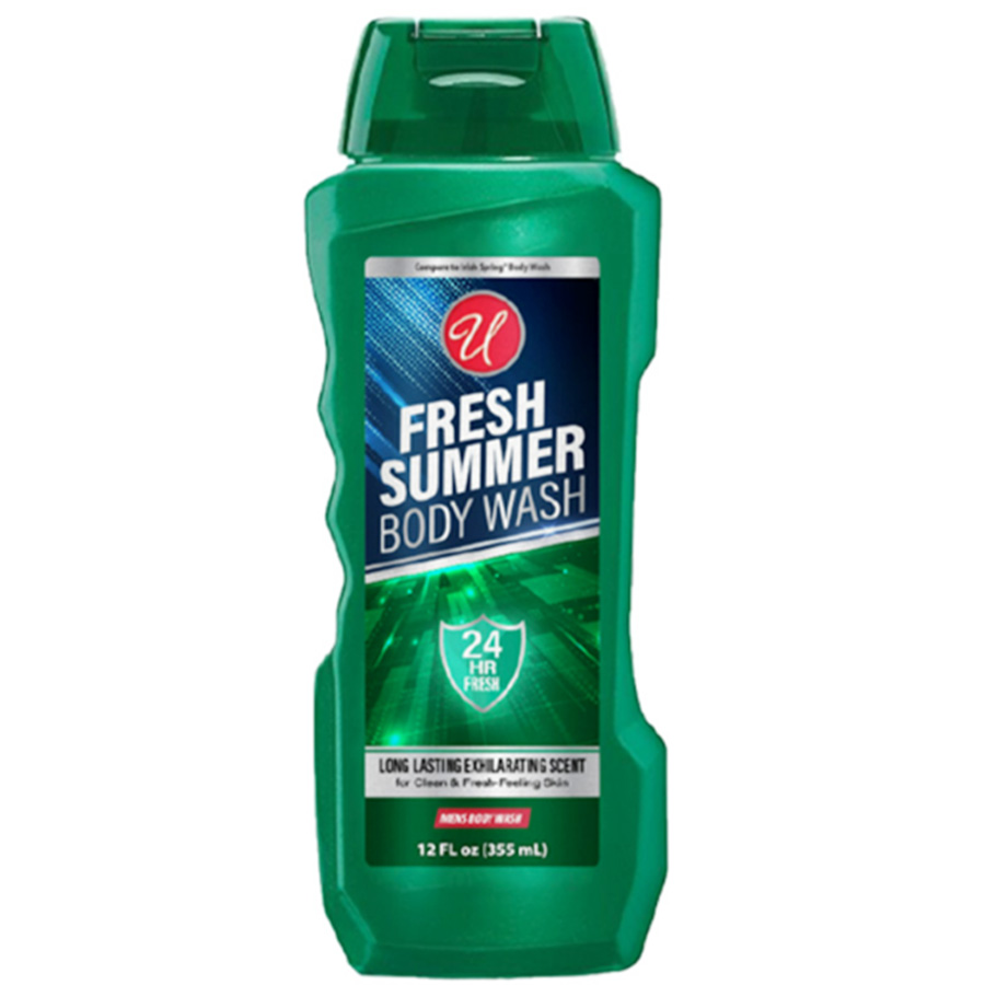 UNIVERSAL BODY WASH 12 OZ FRESH SPRING