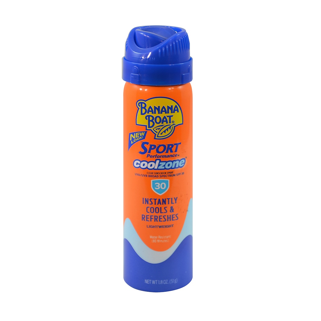 BANANA BOAT SUN SCREEN SPRAY 1.8 OZ PERFORMACE COOL ZONE SPF30