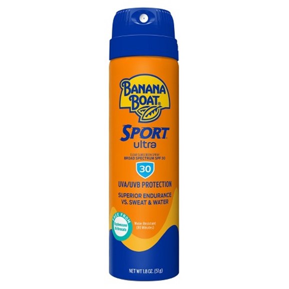 BANANA BOAT SUN SCREEN SPRAY 1.8 OZ SPORT SPF 30